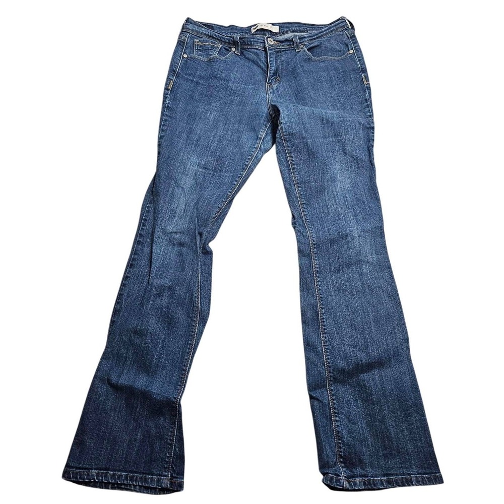 Levis 515 Boot Cut Jeans Womens 8 L/C Medium Wash‎ Blue Denim Mid Rise Stretch